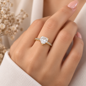 Bague Cœur Éclat Doré
