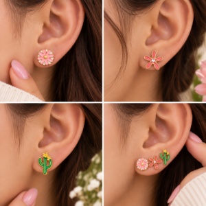 Coffret de 3 Paires de Boucles d’Oreilles Fantaisie