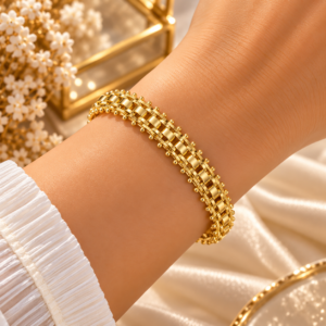 Bracelet Doré Multirang à Maillons